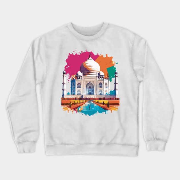 Taj Mahal Crewneck Sweatshirt by remixer2020